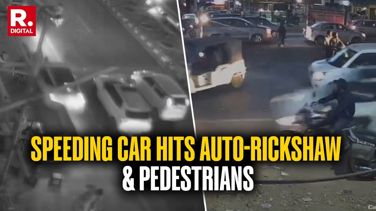 Lucknow BREAKING: Unidentified Speeding Car Hits Auto-Rickshaw & Pedestrians,  6-Yr-Old Dies