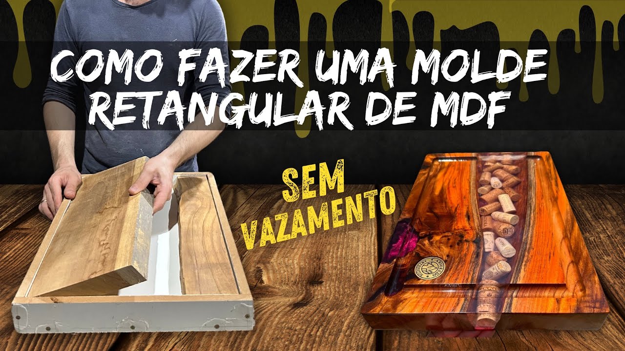 NÃO perca RESINA Faça um Molde Zero Vazamento.