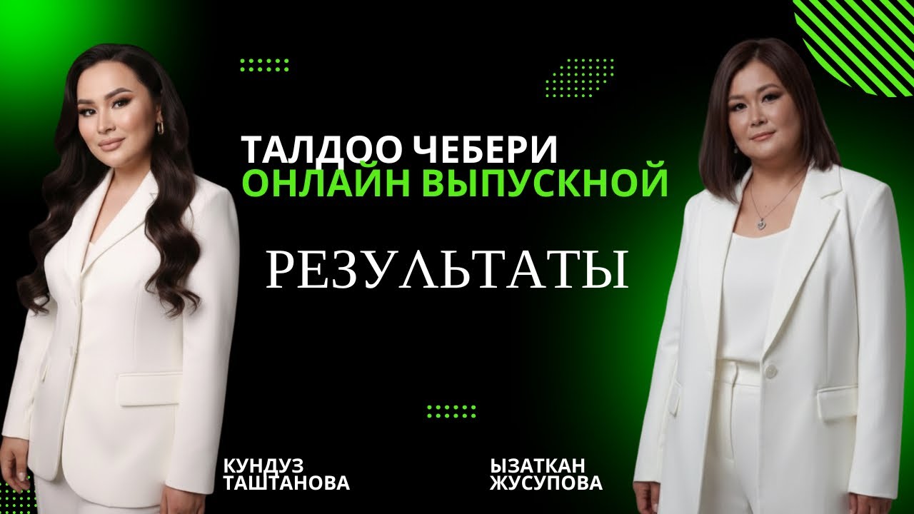 Талдоо Чебери онлайн выпускной Результаты Ызаткан Жусупова Кундуз Таштанова