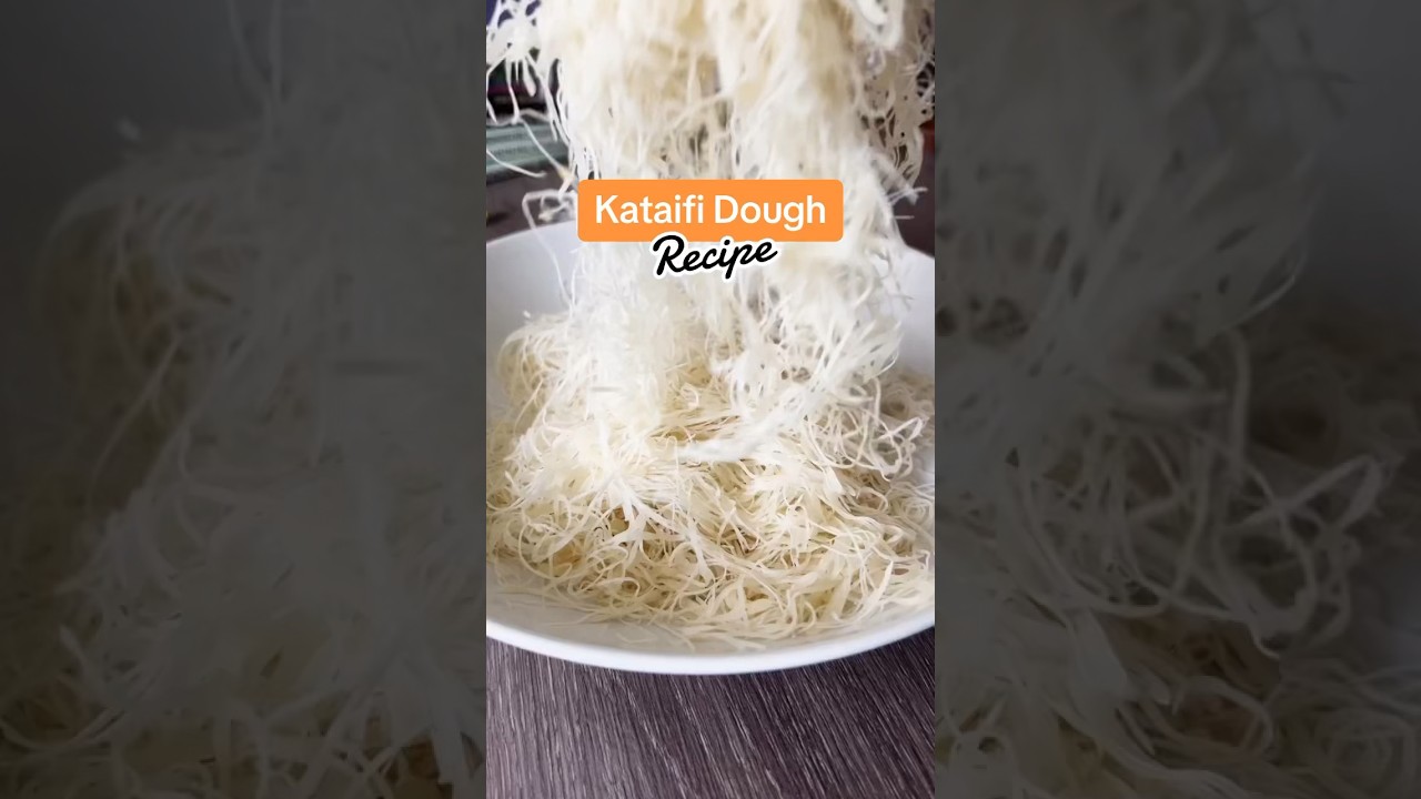 Kataifi Dough Recipe for the Viral Dubai Chocolate Bar! 🍫 Full Recipe in cups & grams linked in bio
