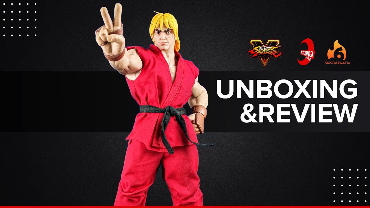 ICONIQ STUDIOS |STREET FIGHTER V | KEN | UNBOXING AND REVIEW