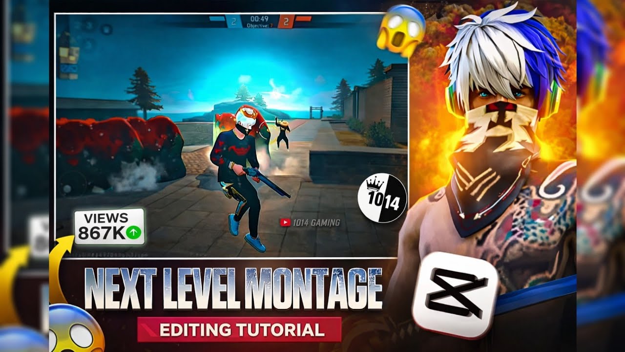 Free Fire Next Level Montage Editing Tutorial In Capcut🔥 | colour grading like @1410gaming 🤯
