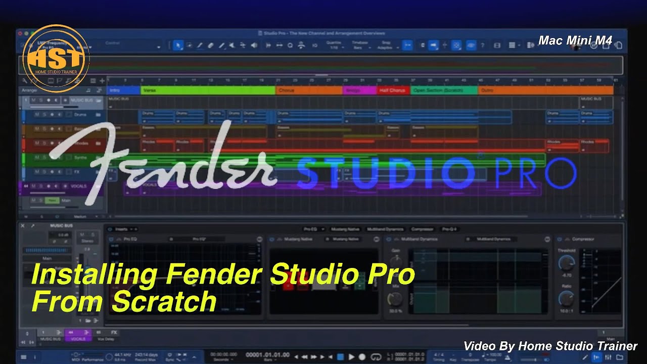 Инструкция по установке Fender Studio Pro с нуля — вместе с Fender Universal Control