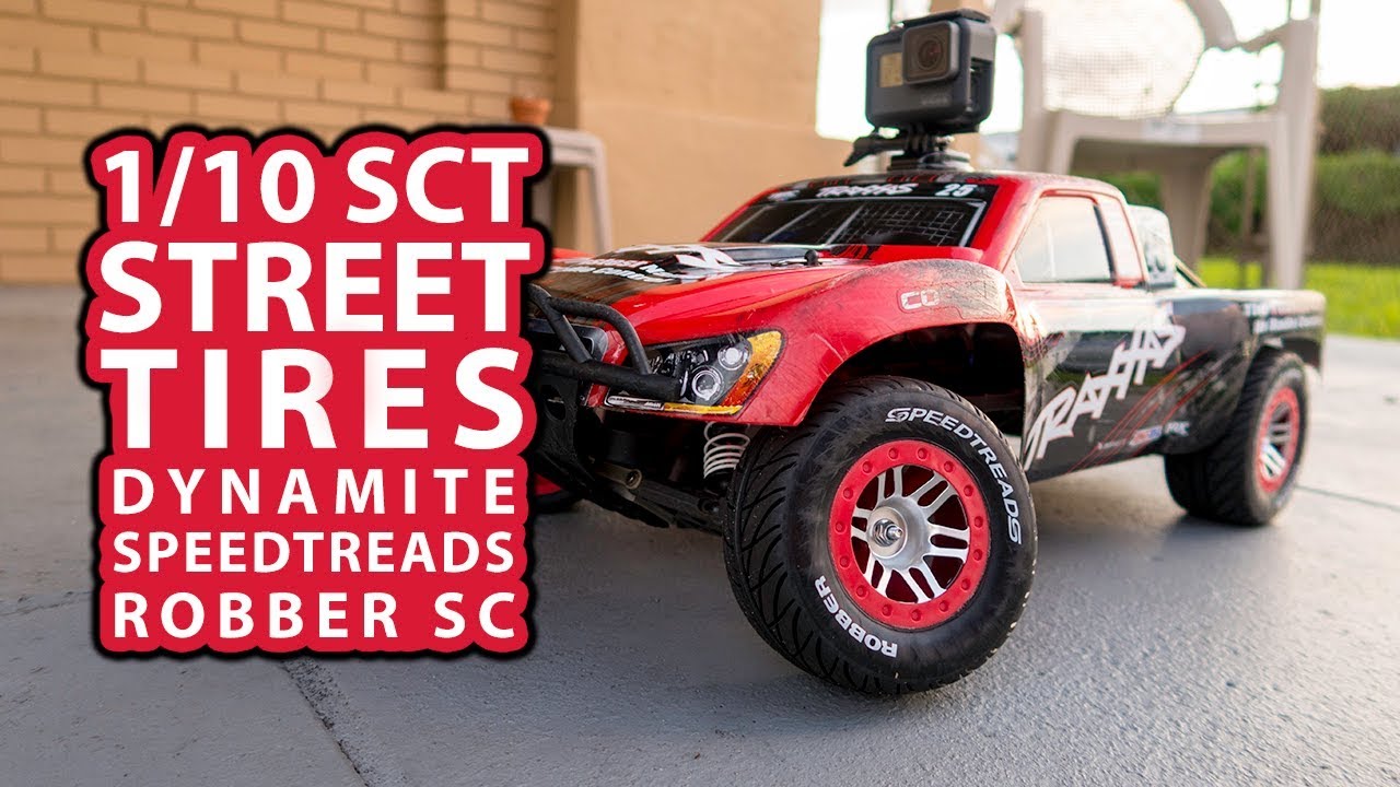 Traxxas Slash Street Tires - Dynamite Speedtreads Robber SC - Gear Box