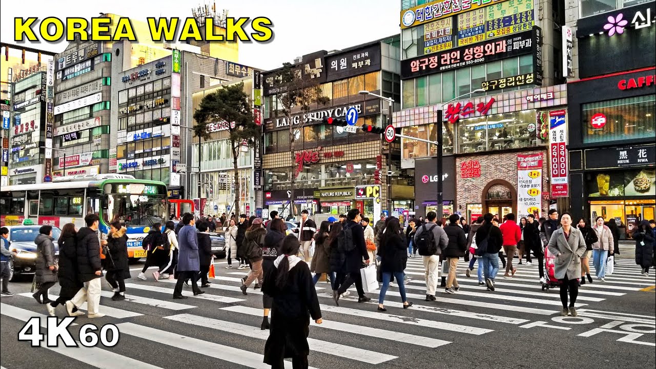 Cheonan City Walk in South Korea [4K60]