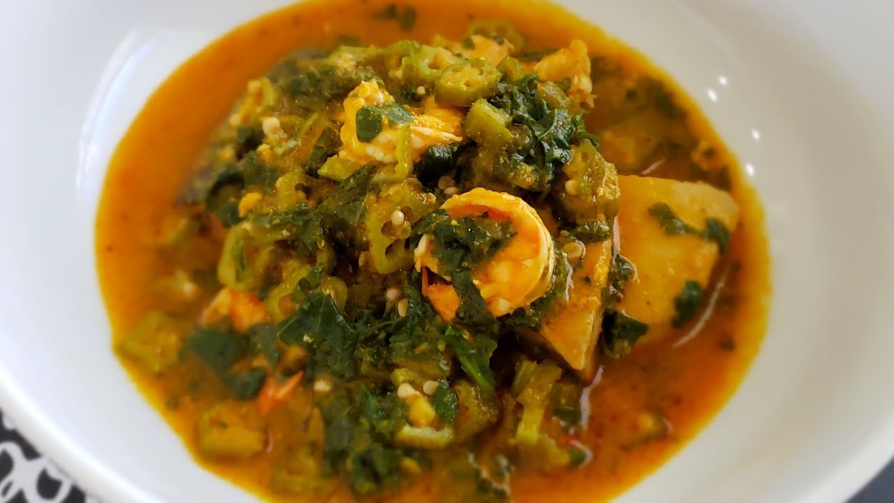 How to make Healthy Ghana Okro Soup | Keto Okra Soup | Okra Soup