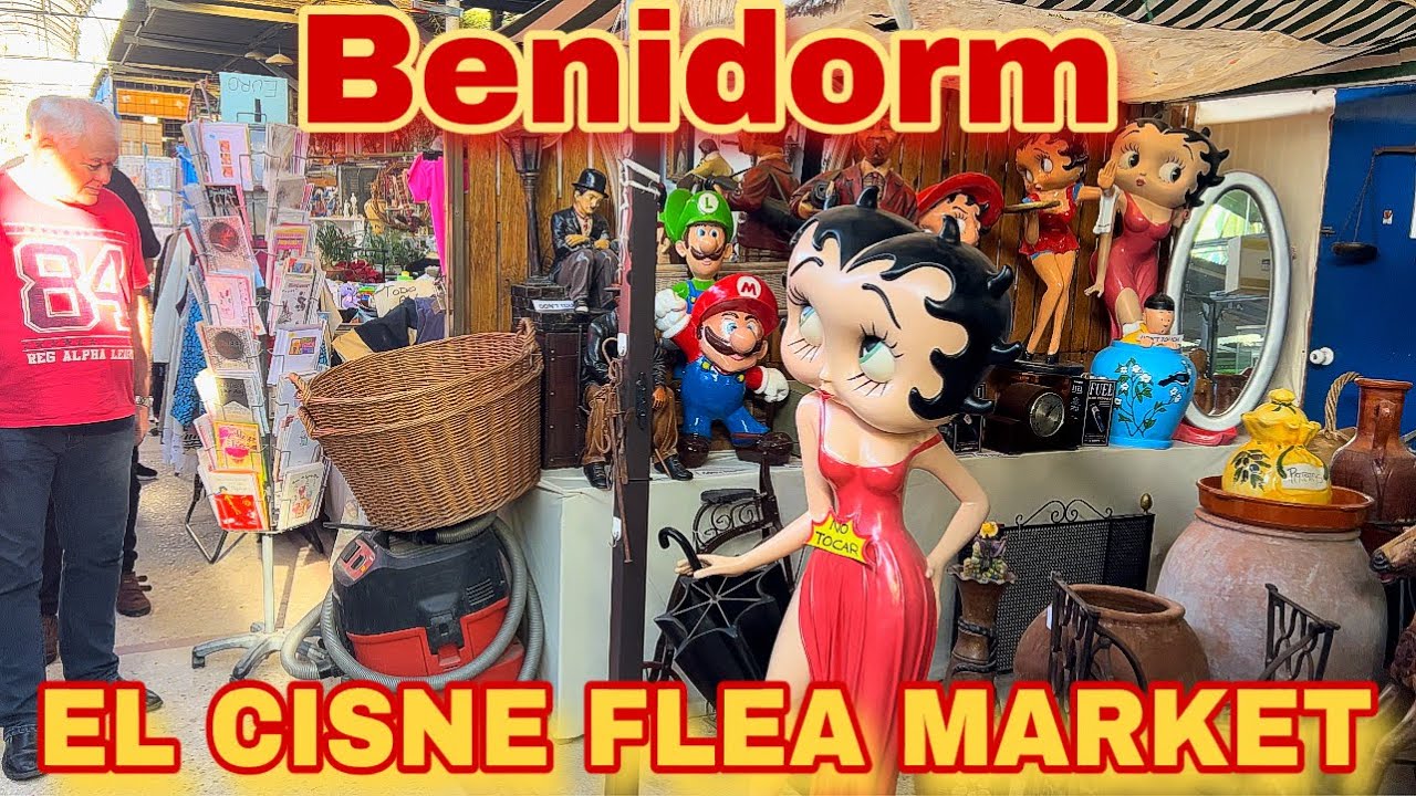 Benidorm's EL CISNE: Flea & Antiques Market! 😲🛍️ #benidormmarket