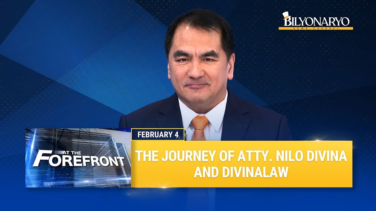 At The Forefront: The Journey of Atty. Nilo Divina and DivinaLaw