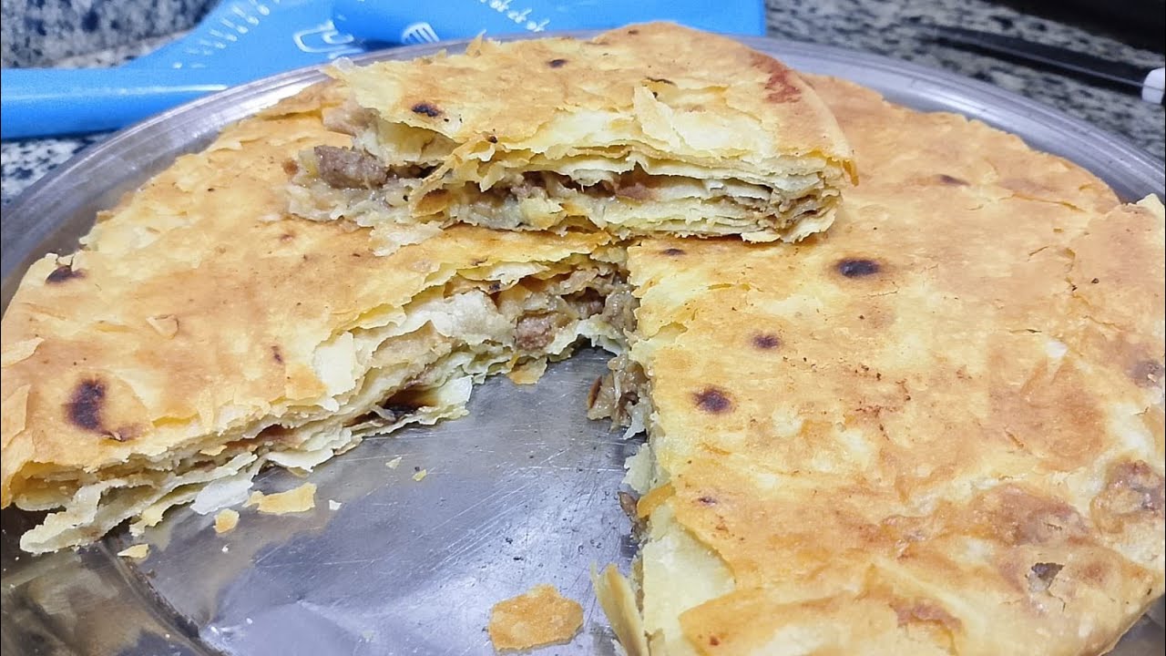 اكلات العيد صنية الرقاق باللحمة بالتركات  الي تخليها طرية من جوة ومقرمشة من برة تحفة😋👌🏻