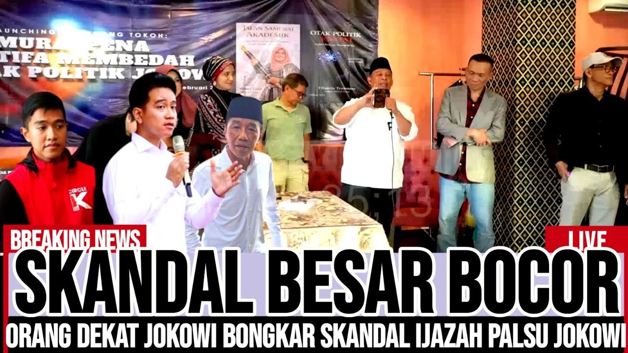 SKANDAL BUSUK PILPRES 2014 TERBONGKAR !! ORANG DEKAT JOKOWI BLAK-BLAKAN SOAL IJAZAH PALSU JOKOWI