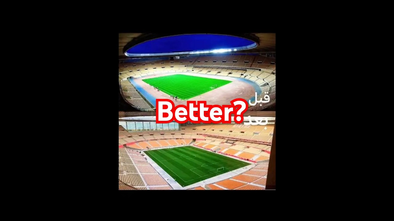 La Cartuja Stadium removed the running track! #football #fyp