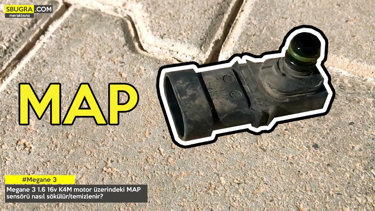 Megane 3 - Fluence [K4M] MAP Sensörü Nasıl Sökülür/Temizlenir?