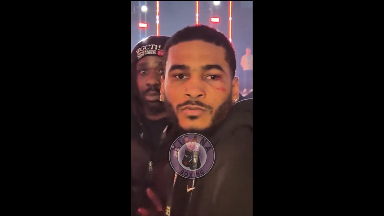 Team Haney Jumps Boxer Tiger Johnson After Heated Altercation at Teofimo vs Shakur Weigh-In