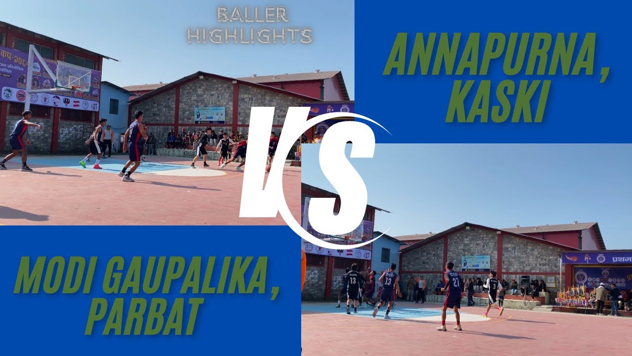 Modi Gaupalika, Parbat Vs Annapurna Kaski | 1st Annapurna Cup|Men’s Basketball tournament | Pokhara