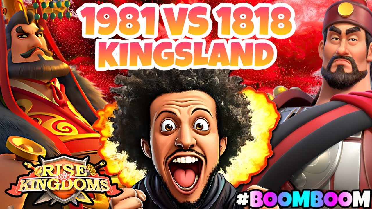 KINGSALAND! 1981 vs 1818 | Most Entertaining Creator 24/25 | BOOM BOOM | Rise of Kingdoms