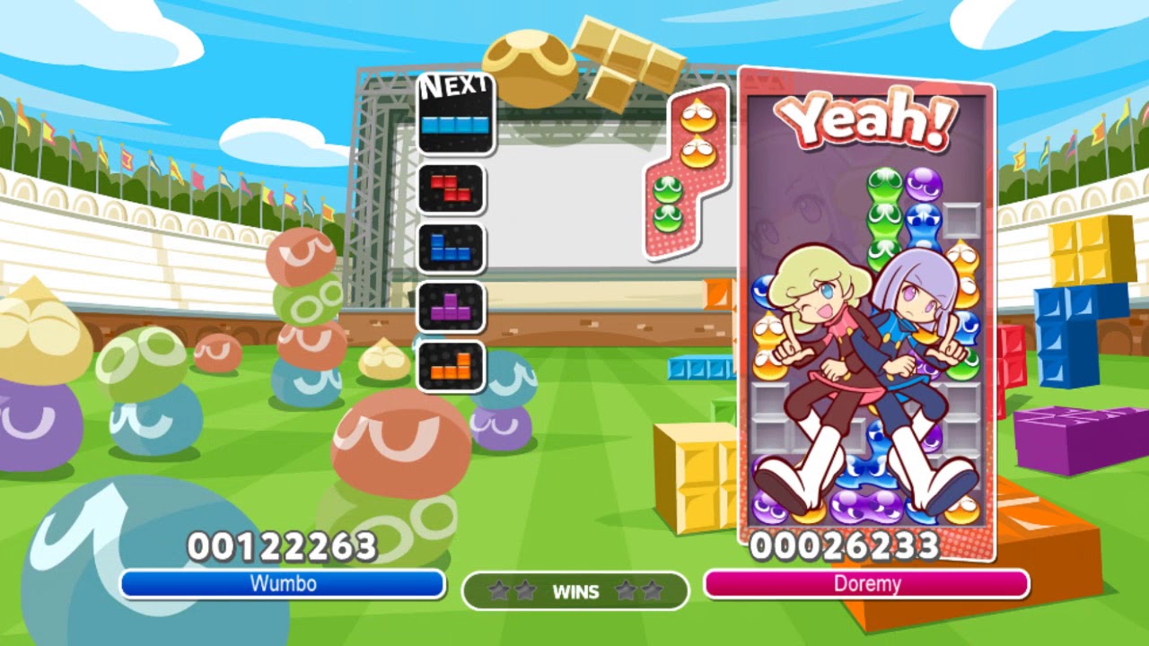 [Puyo Puyo Tetris] Puzzle League VS: Doremy vs. Wumbo (03-11-2018, PC)