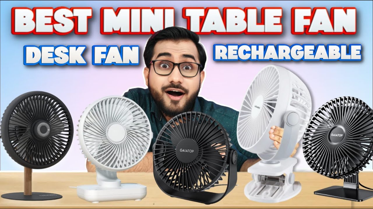 Best USB Desk Fan 2026 | Best Mini Fan | Best Rechargeable Portable Fan Under 2000