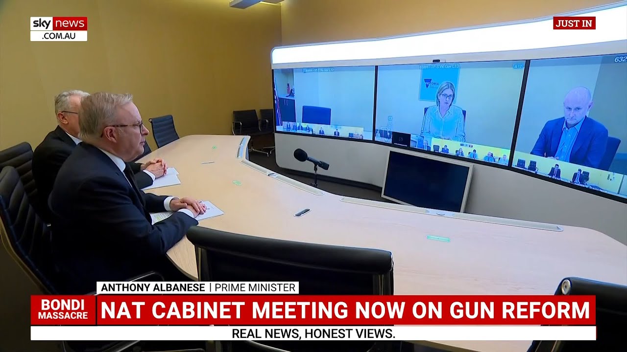 National Cabinet meeting on gun reform underway following Bondi terrorist attack