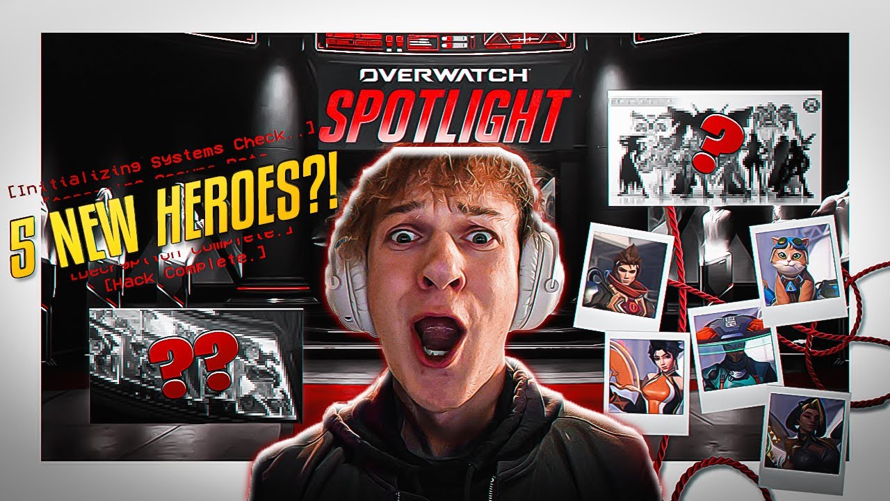 5 NEW HEROES?! Reacting to the NEW Overwatch Spotlight!