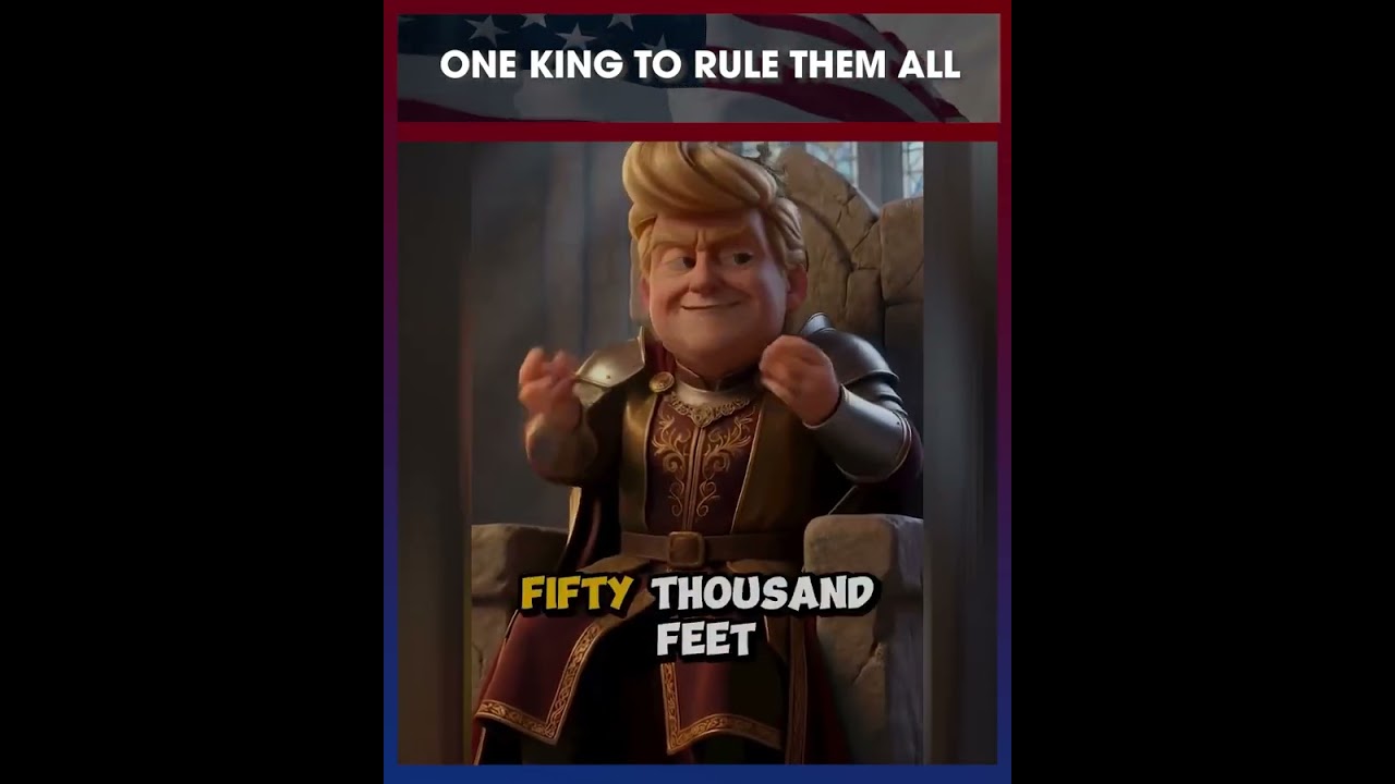 Donald Trump in Lord of the Rings, One Ring, One Wall, One Very Angry Fellowship