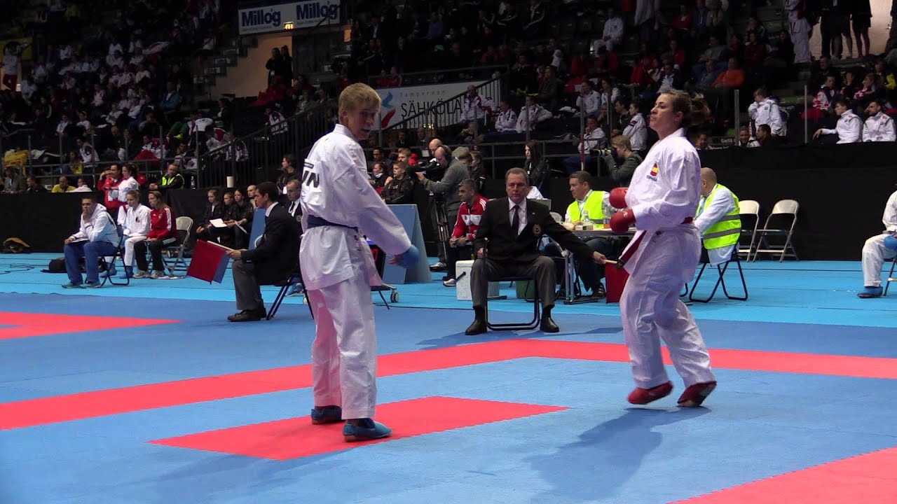 Laura Palacio vs Nikola Bartha - Female Kumite +68kg - 49th European Karate Championships