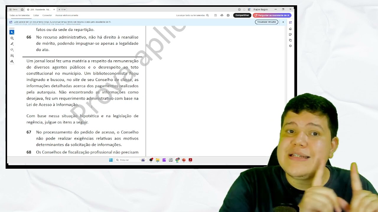 RECURSO NA QUESTÃO 69 - PROVA CRB 1°