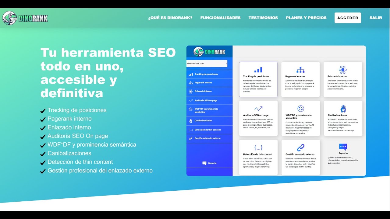 DinoRank &iexcl;Tutorial de la nueva herramienta de SEO On-Page!