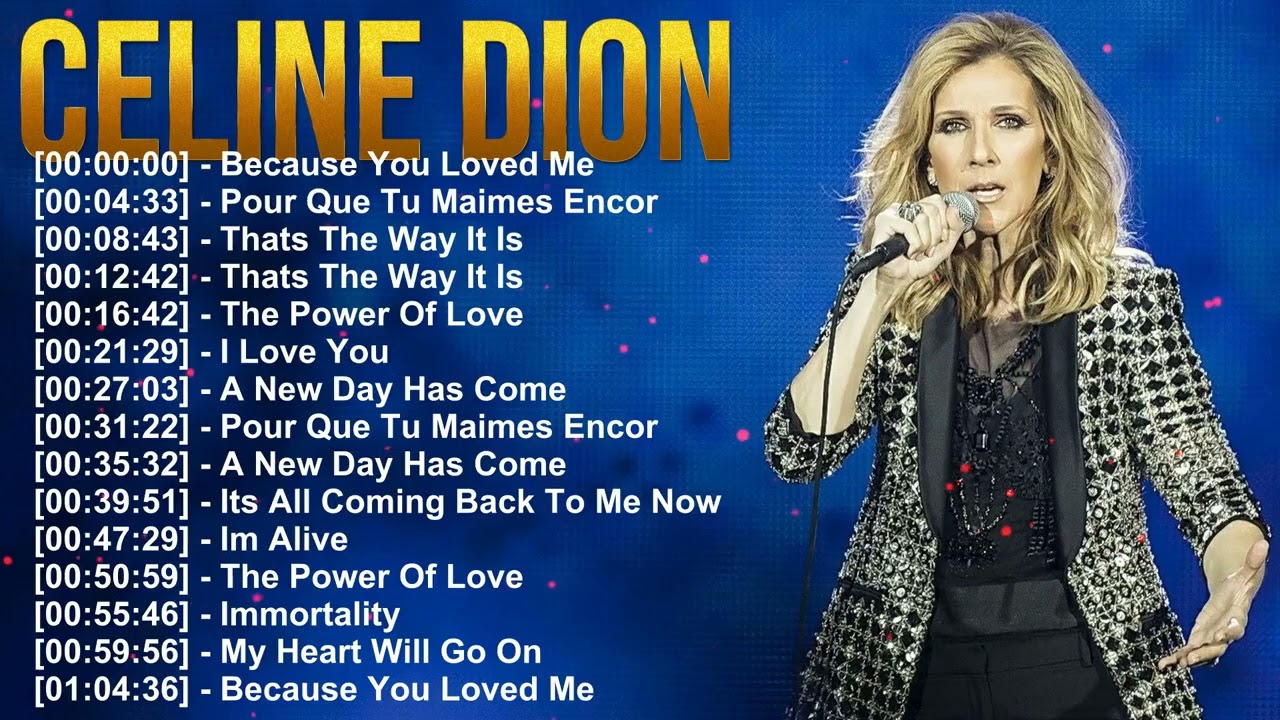 Celine Dion – Greatest Love Songs Full Album 2026 timeless pop ballads