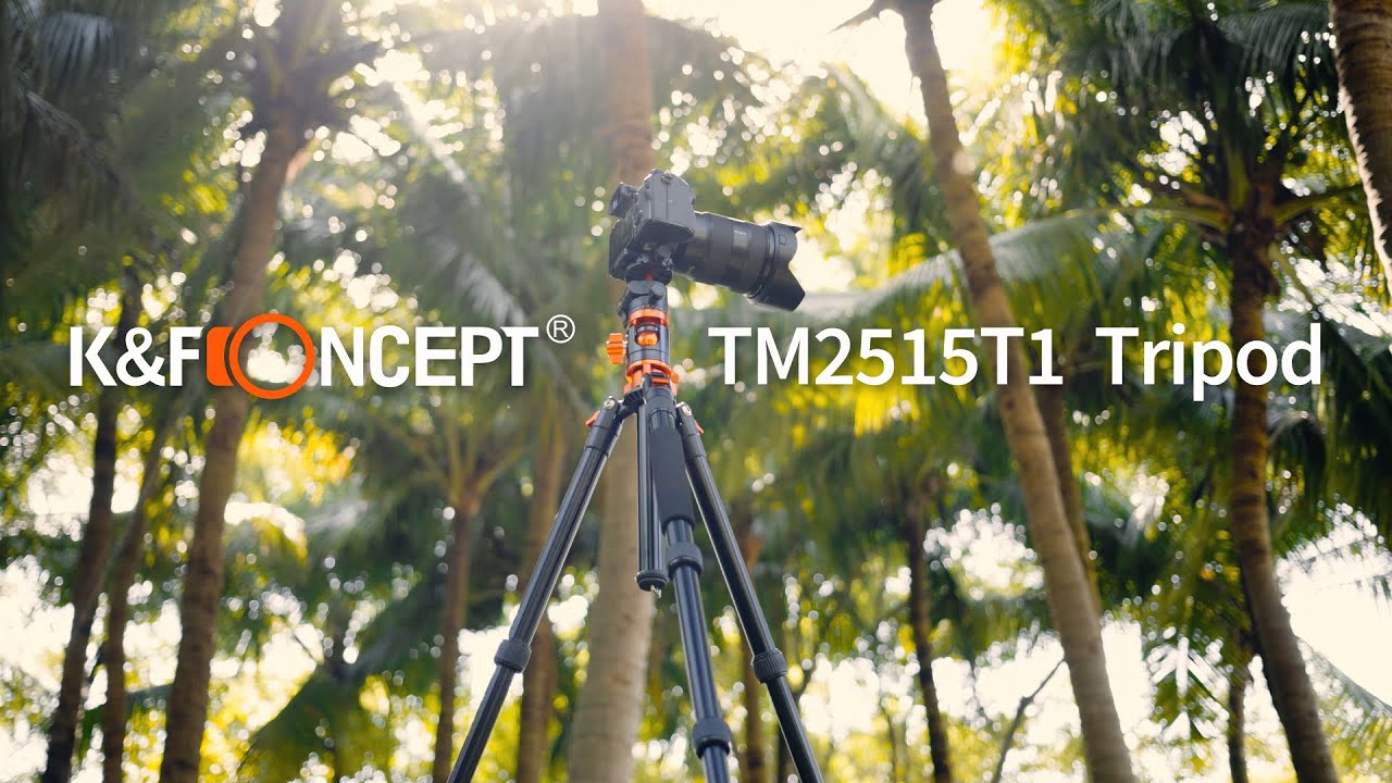 K&F Concept Tripod TM2515T1  22lbs/10kg Load | 4 Height Versions
