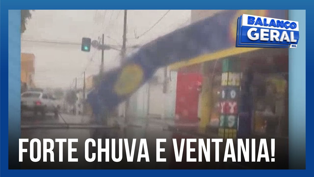 Forte tempestade atinge Patrocínio, derruba árvores e provoca transtornos