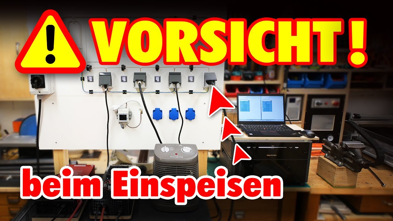 ⚡Einspeisen ins Hausnetz: Wann wird’s riskant? Mein Praxis-Test⚡