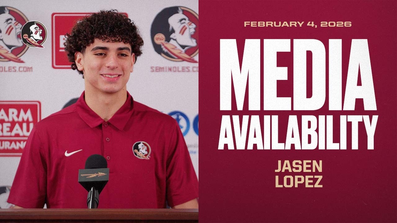 FSU Football | WR Jasen Lopez Media Availability