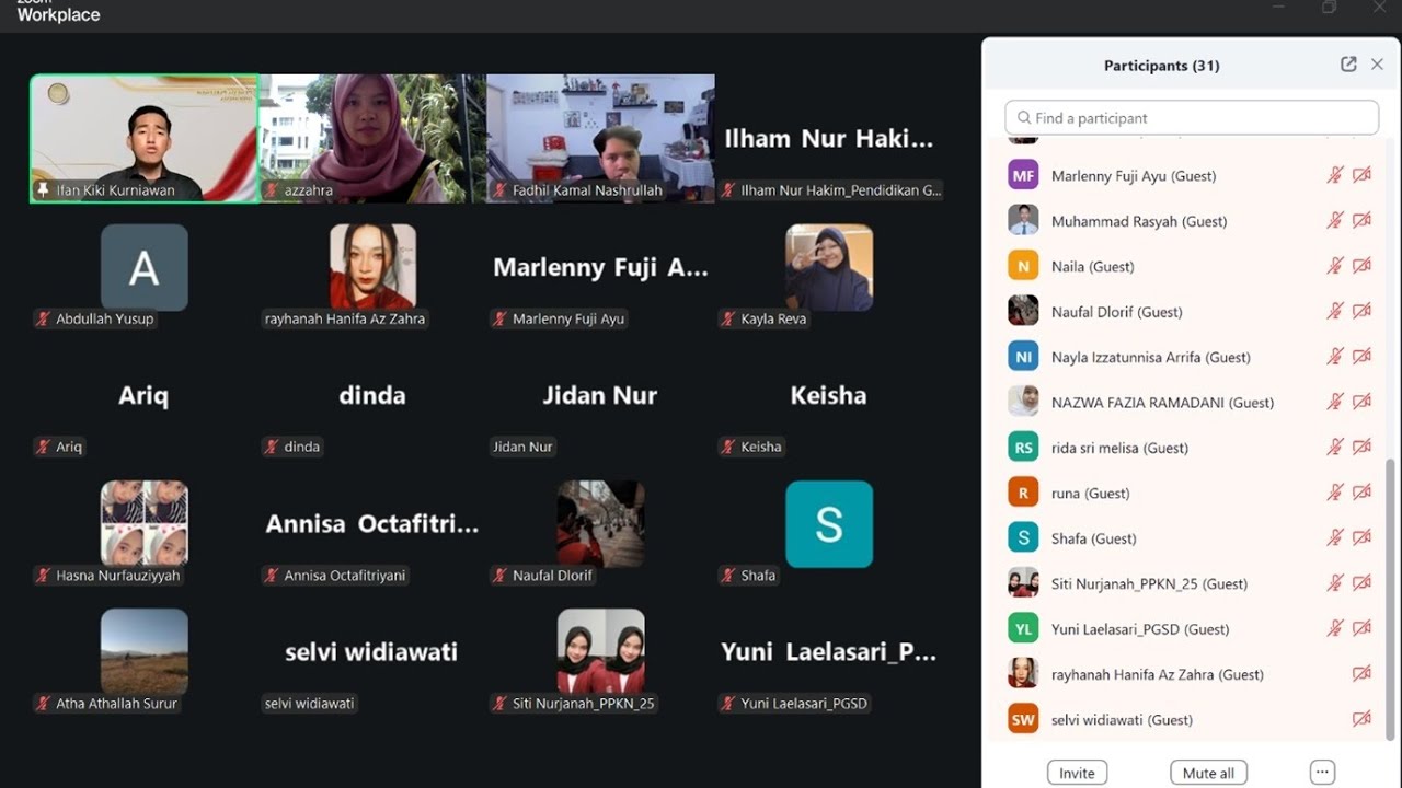 Webinar Strategi Preventif Perundungan dan Stunting pada Generasi Z.