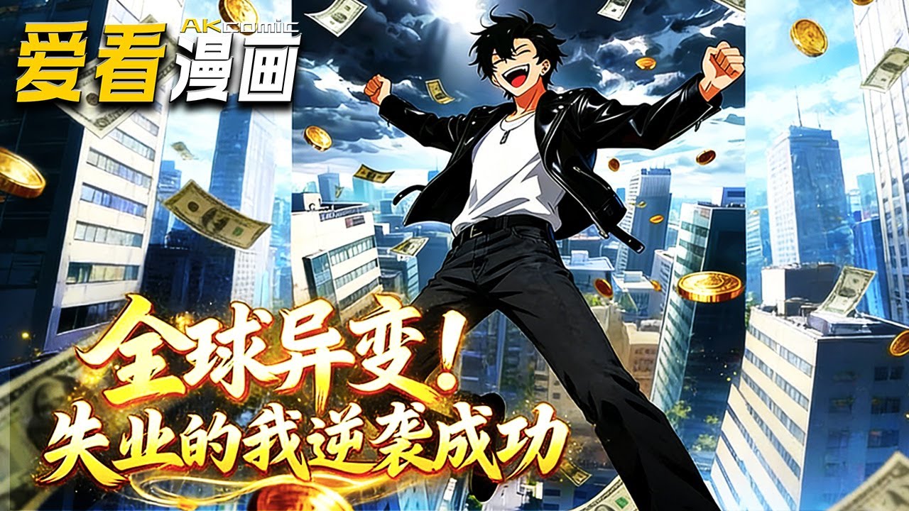 🔥【新番全集来袭】《全球异变：失业的我逆袭成功》创业破产沦为乞丐？物价暴跌百万倍！我靠积蓄横扫天价资产，登顶商业巨擘！#anime #爽文 #爱看漫画 #逆袭