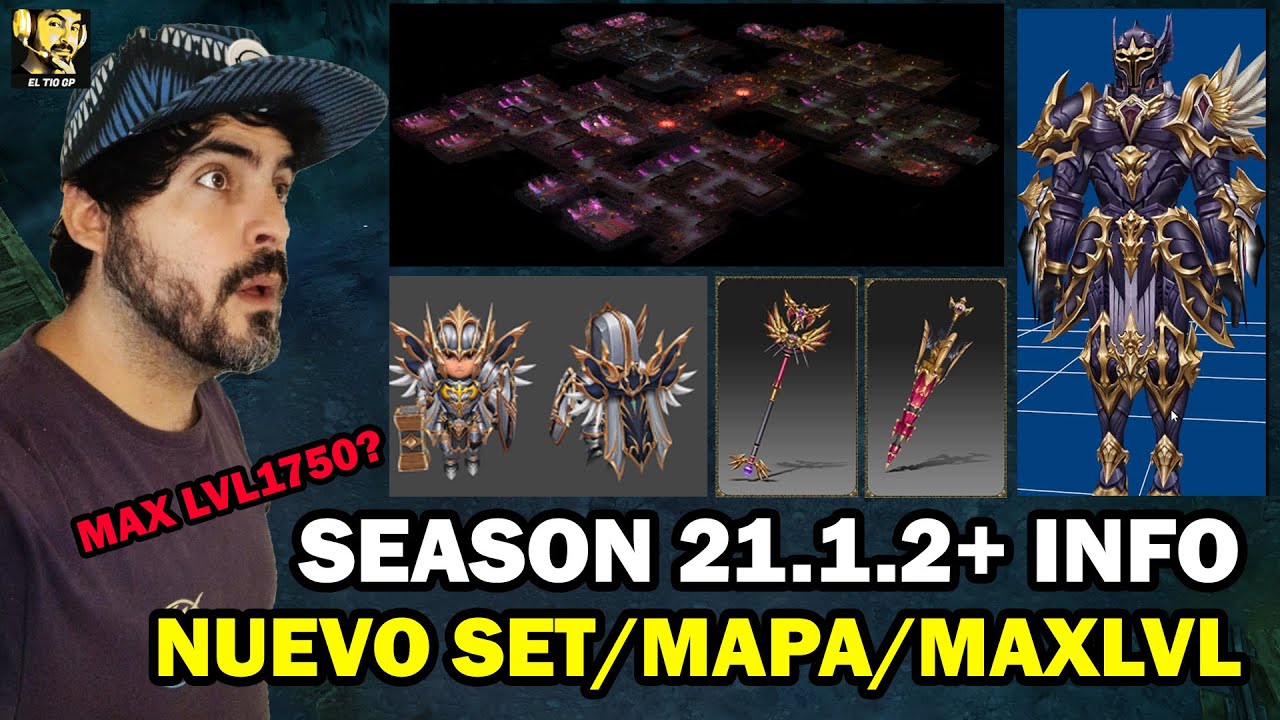 NUEVO SET LVL1600+NUEVO MAPA+MAXlvl1750 & MÁS!😱💯l Mu online S20.1.3