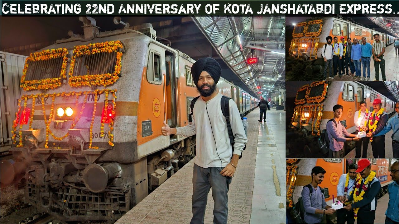 22nd Anniversary Special Journey In 12059 Kota Janshatabdi Express..... *Ye Din Mujhe Yaad Rahega*