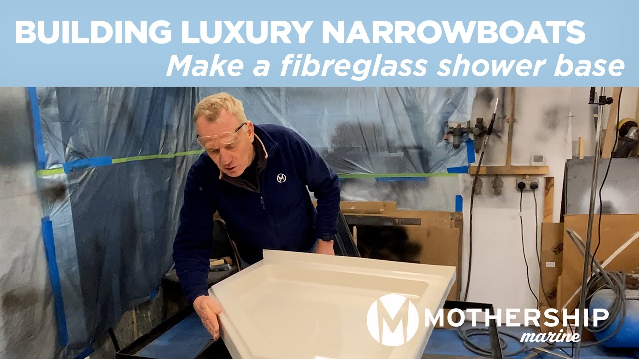 Luxury Narrowboat | Making a shower to best use limited space
