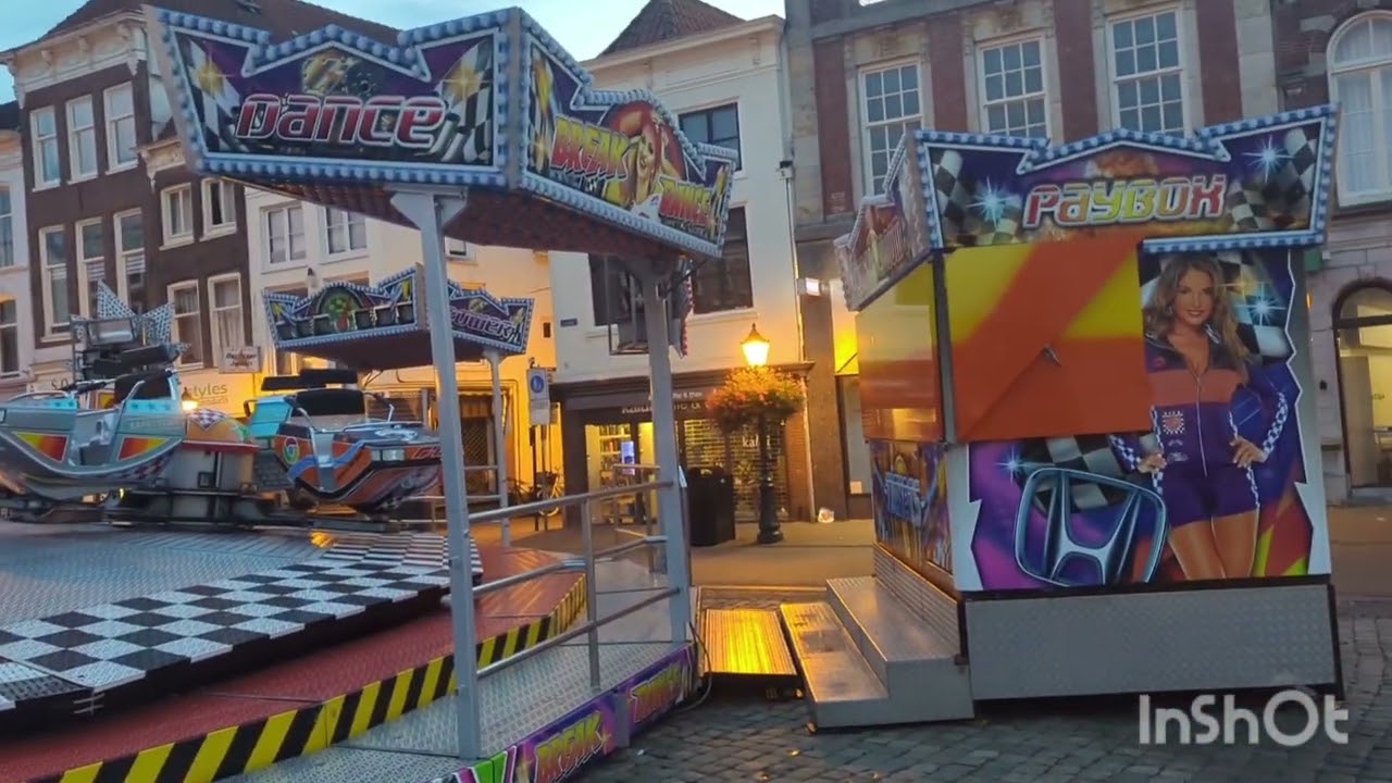 opbouw kermis Gouda 2024 deel 2