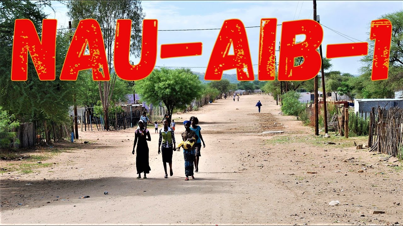 DRIVING THROUGH OKAHANDJA NAU-AIB TOWNSHIP OKAHANDJA NAMIBIA SOUTHERN AFRICA PART 1