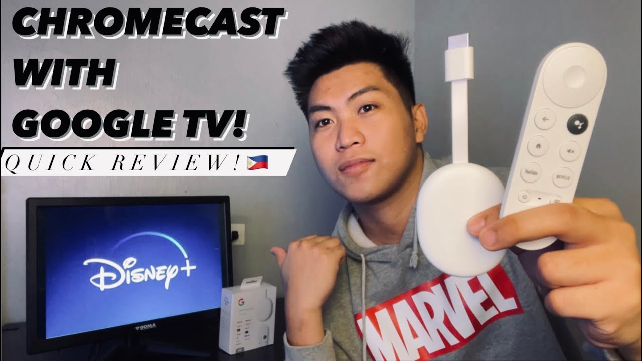 Chromecast with Google TV Tagalog Quick Review 2023 , May Disney Plus na!