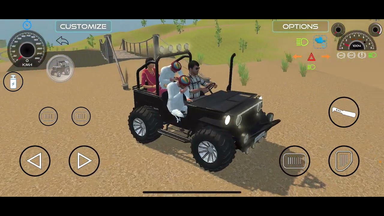 Railway station py jeep ly gya in Indian vehicle simulator 3D game#youtube #gaming 