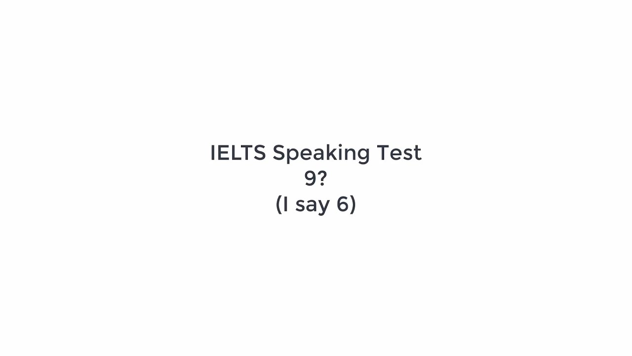 IELTS Speaking