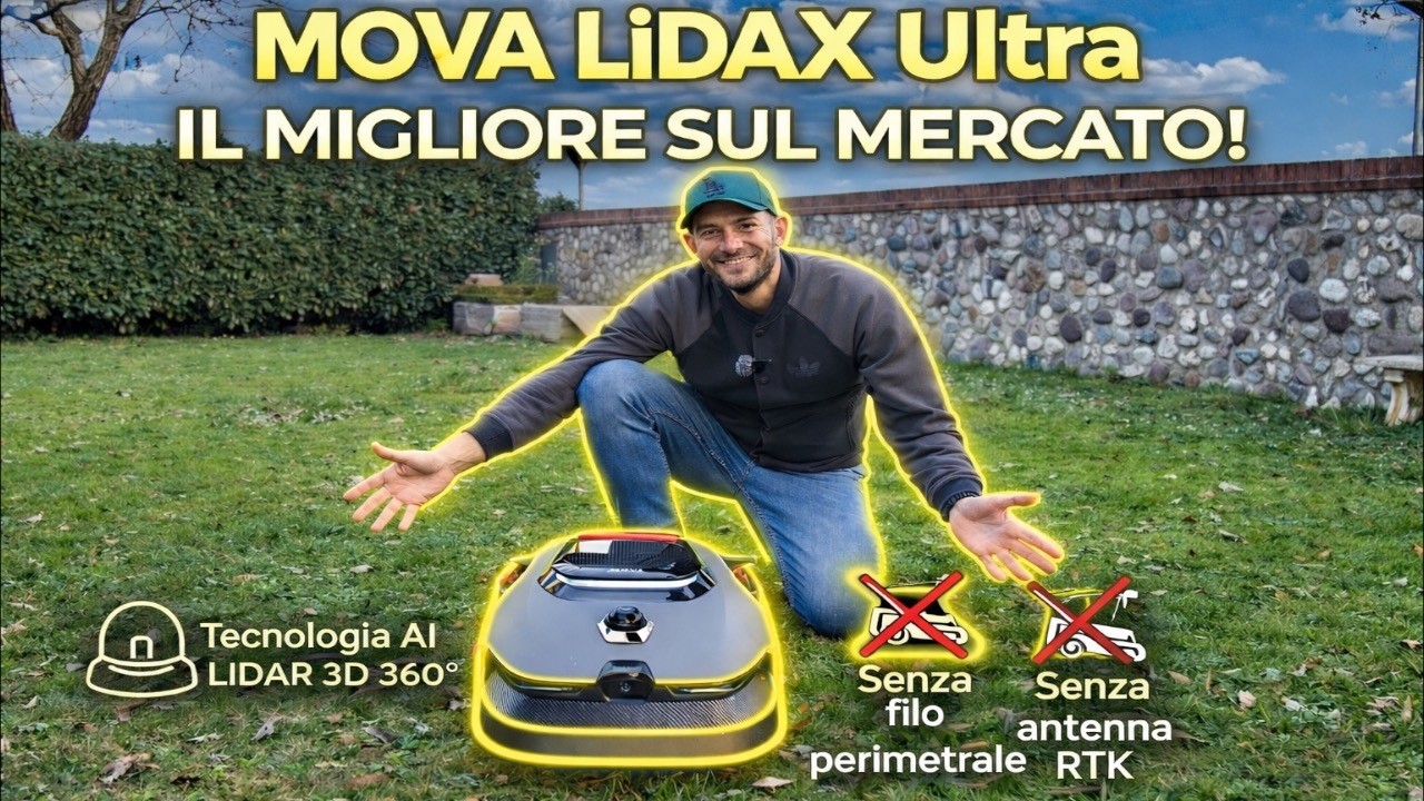 Ho provato il robot del FUTURO ! Mova LiDAX Ultra