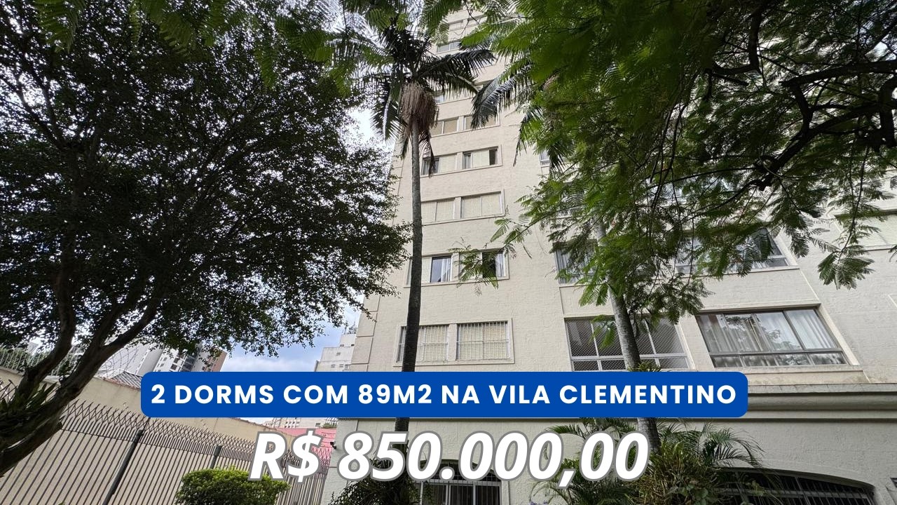Apartamento à venda na Vila Clementino com excelente localização.