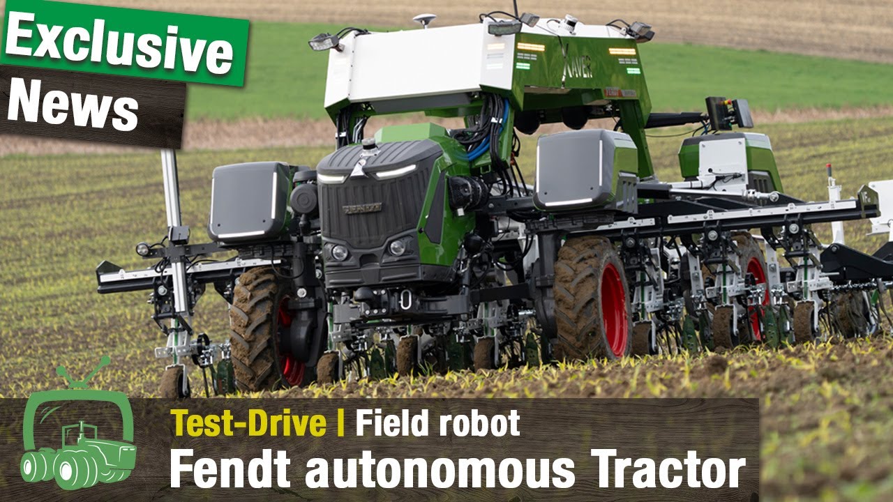 Fendt Xaver GT -  The new high tech implement carrier | Field robot + RowPilot | Innovation