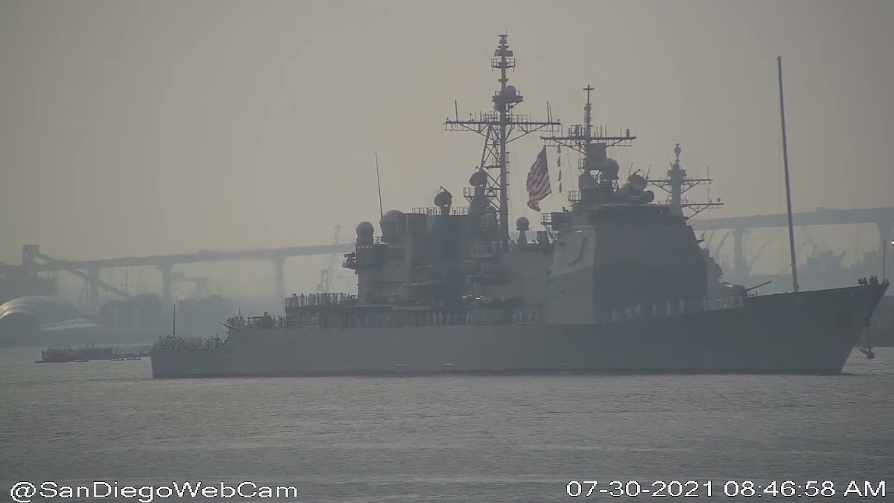 USS Lake Champlain (CG-57) Deployment 7/30/2021