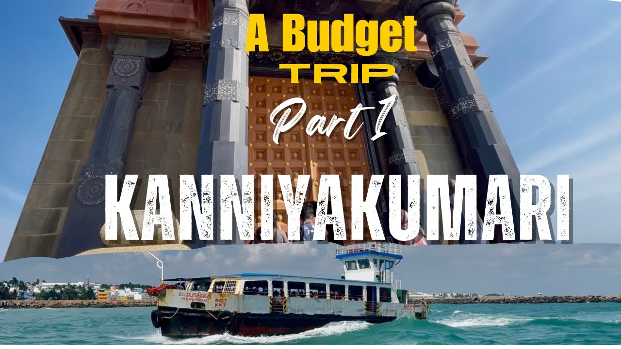 Kanyakumari Day 1:  Gandhi  Mandapam &   Scary boat🙃 ride  Vivekananda Rock! Sujith bhakthan missed😬