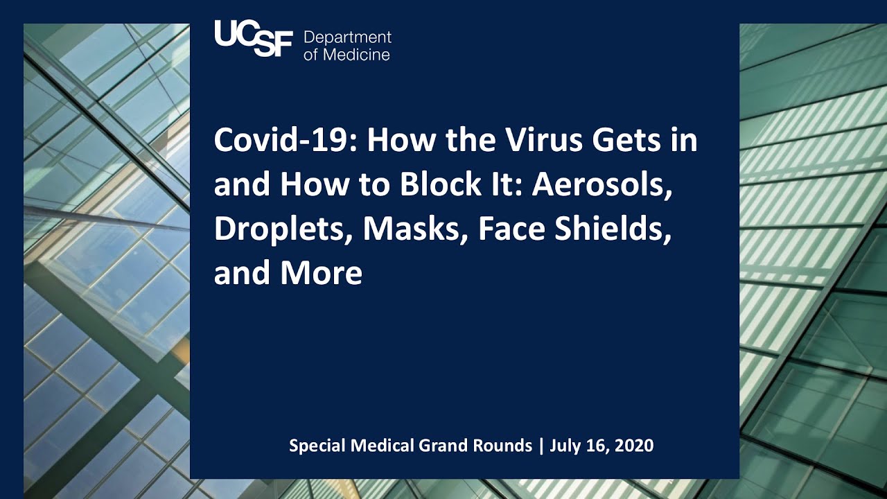 Covid-19: How the Virus Gets in and How to Block It: Aerosols, Droplets, Masks, Face Shields, & More