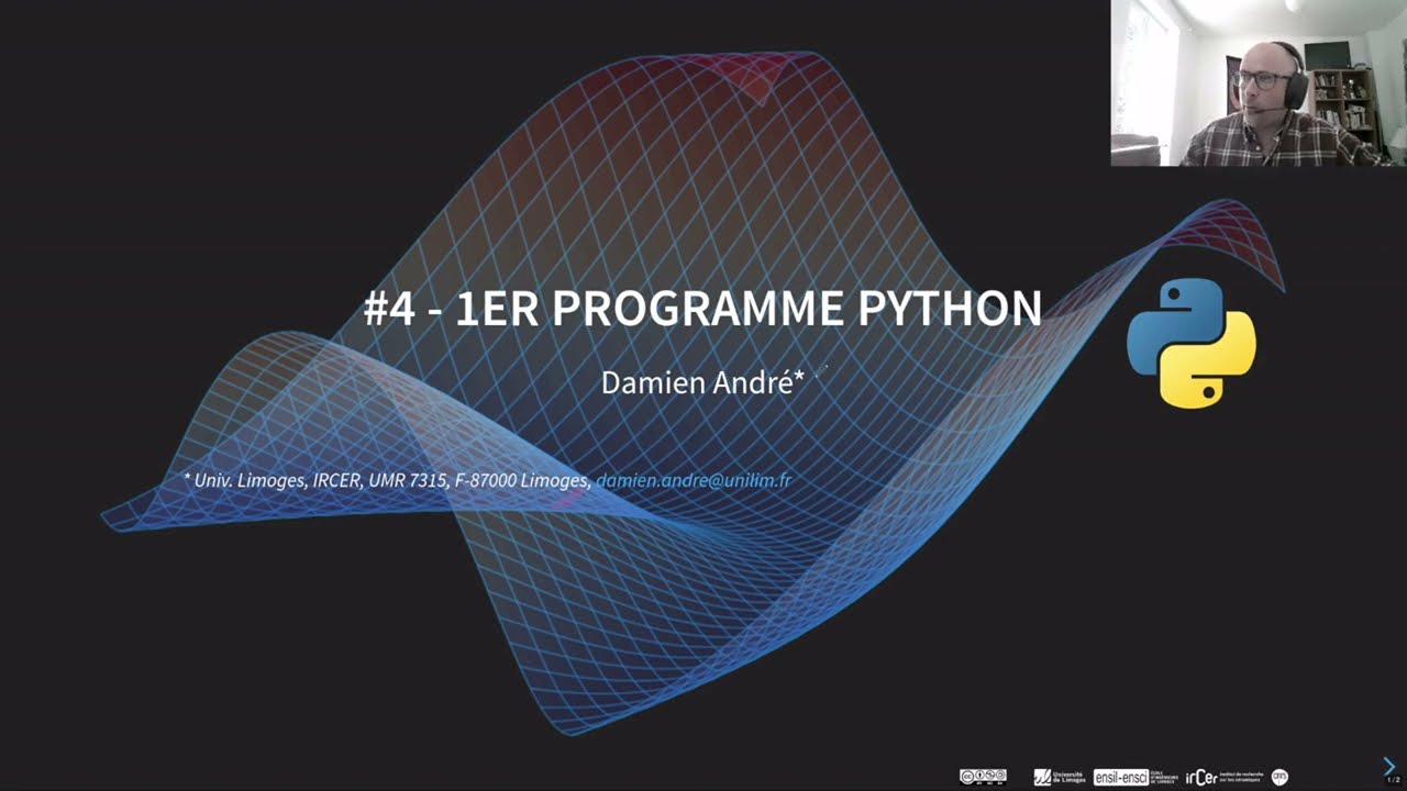 #4 - Premier programme en Python