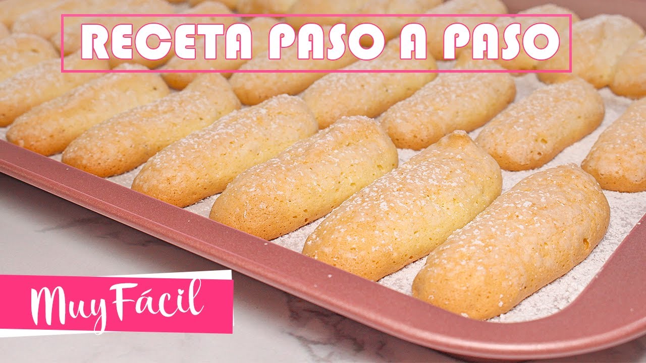 BIZCOTELAS para TIRAMISÚ | FÁCILES ladyfingers, soletilla, vainillas